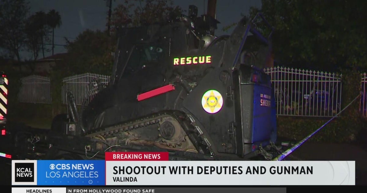 Hourslong standoff between shooting suspect, LASD deputies continues in Valinda CBS Los Angeles
