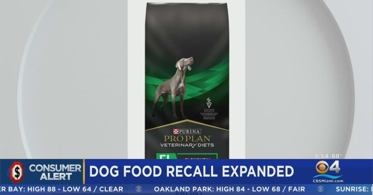 Nestlé Purina PetCare has expanded its recall of a prescription dog