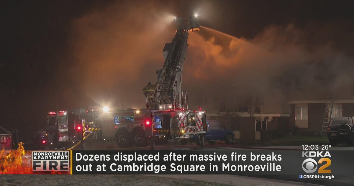 Dozens displaced after fire erupts at Cambridge Square in Monroeville