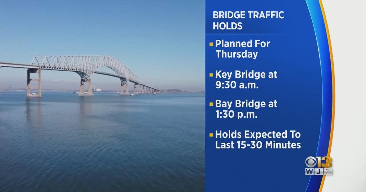 Traffic to be held on Key, Bay bridges for large crane shipments - CBS ...