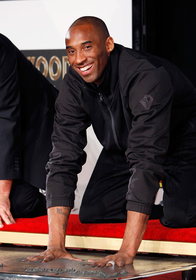 Kobe Bryant Hand and Foot Print Ceremony at The Chinese Theatre In