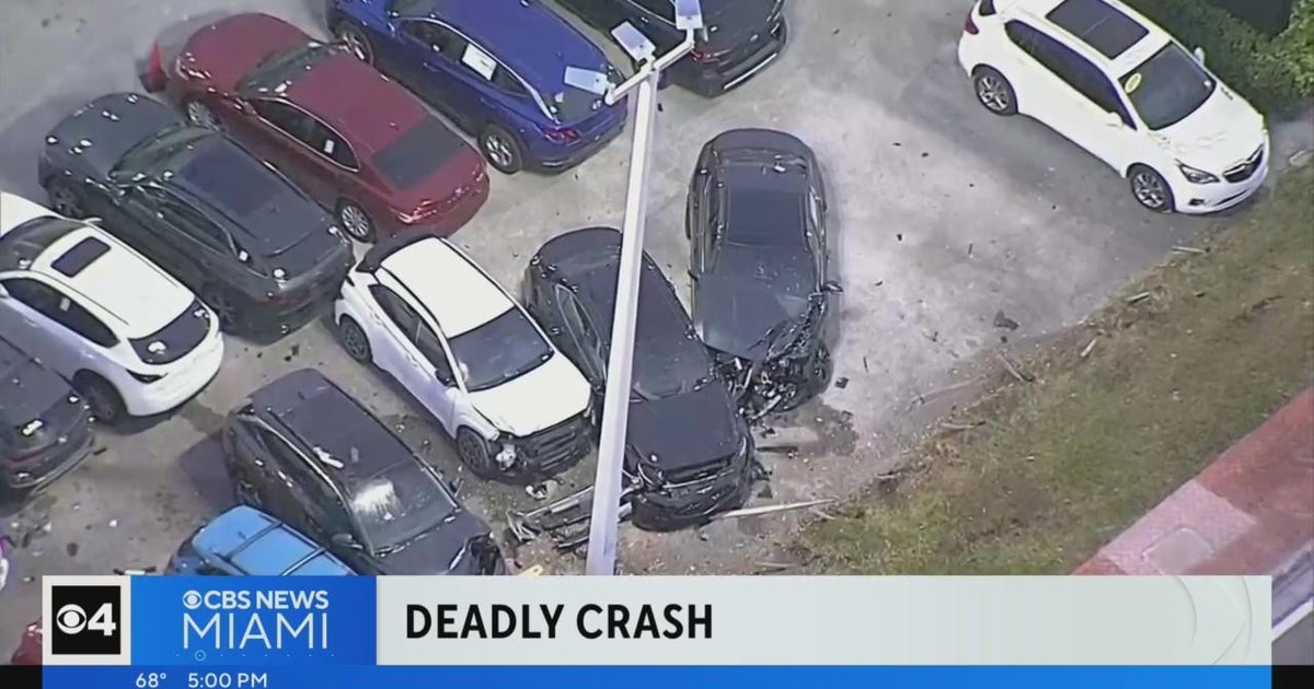 Deadly Crash In Miami Gardens Cbs Miami