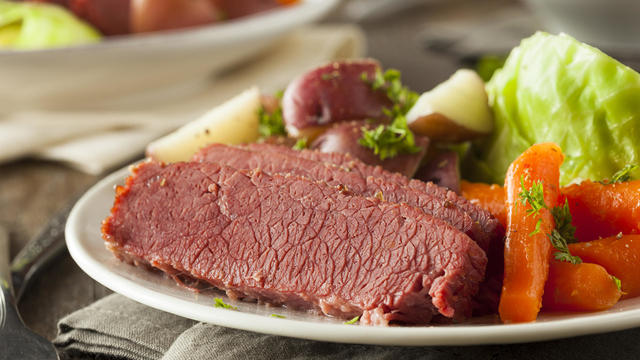 Homemade Corned Beef and Cabbage 