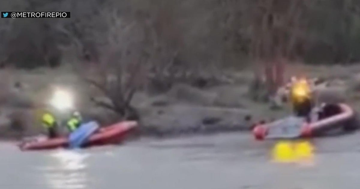 A kayaker is hospitalized after being rescued from the American River