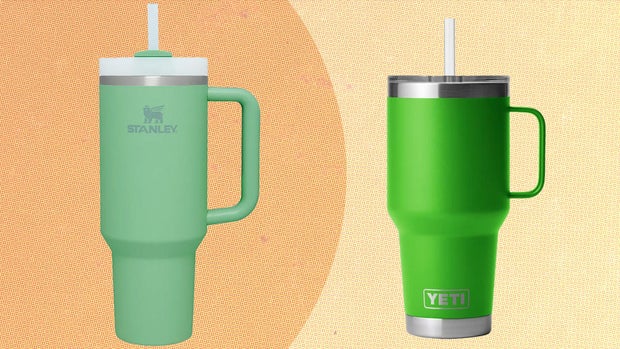 Comparison Review: Stanley 40oz Travel Tumbler vs Yeti Rambler 35oz Mug  with Straw Lid - Elle Blogs