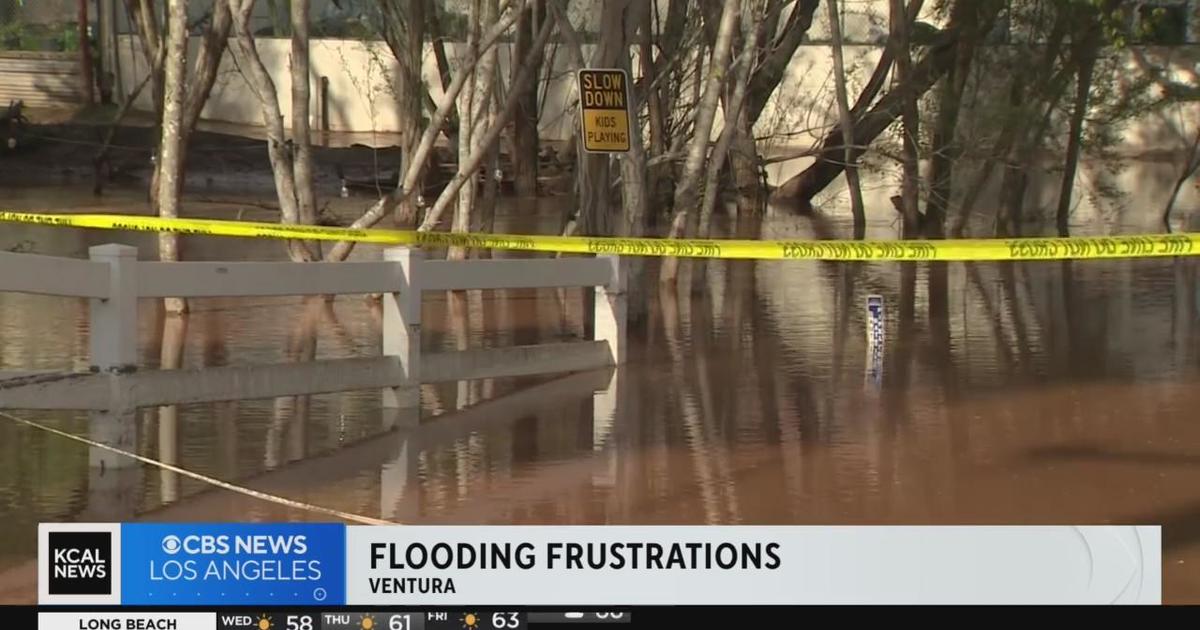 Flooding frustrations mount in Ventura as residents wait for help CBS