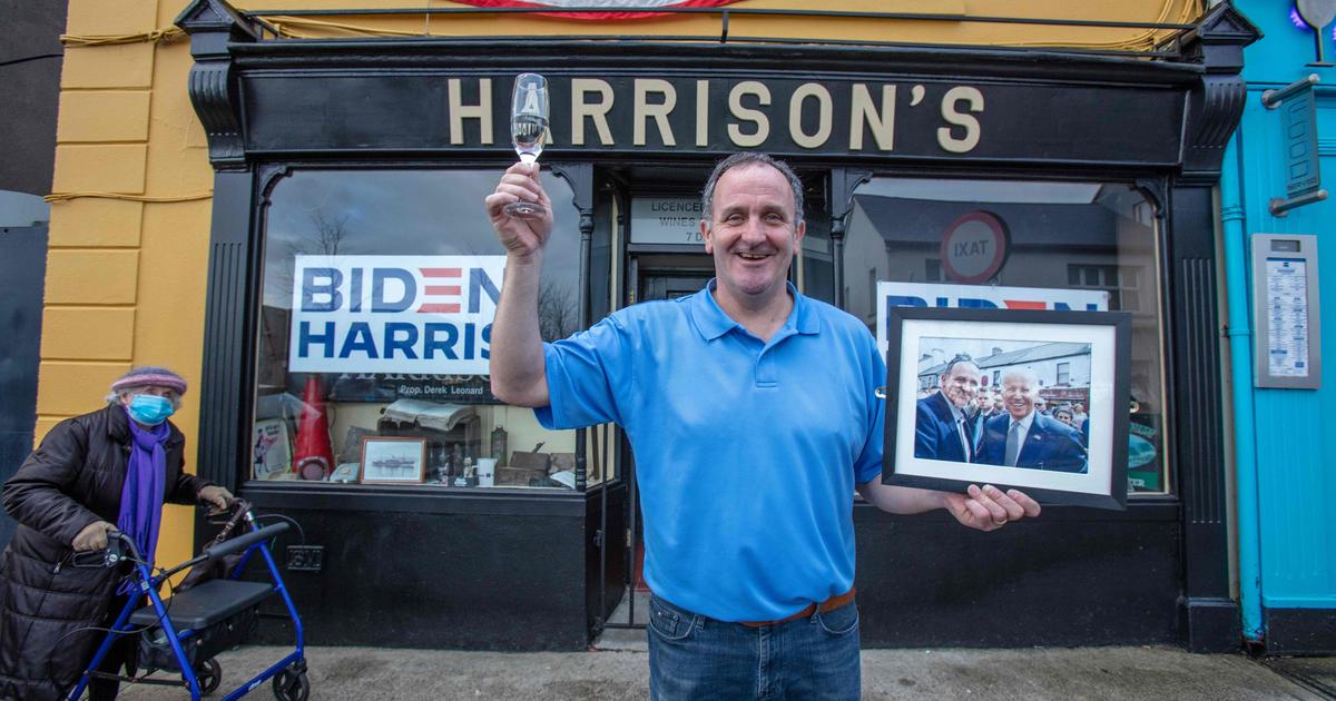 A small town on Ireland's coast is eagerly preparing for a Biden visit