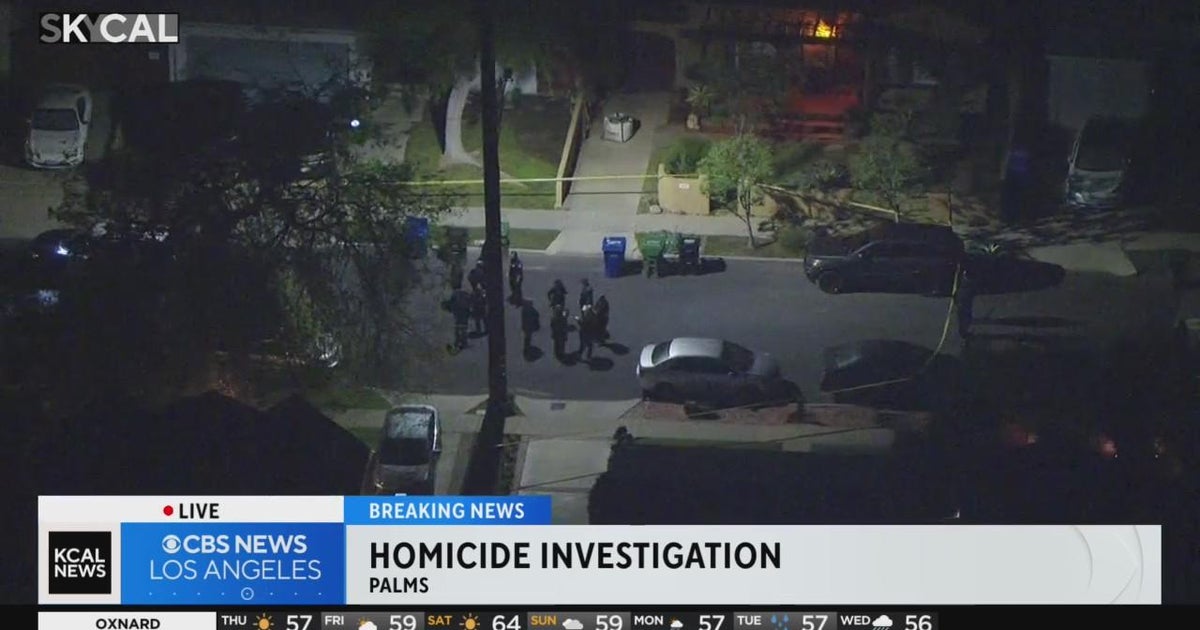 Homicide investigation underway in Palms - CBS Los Angeles