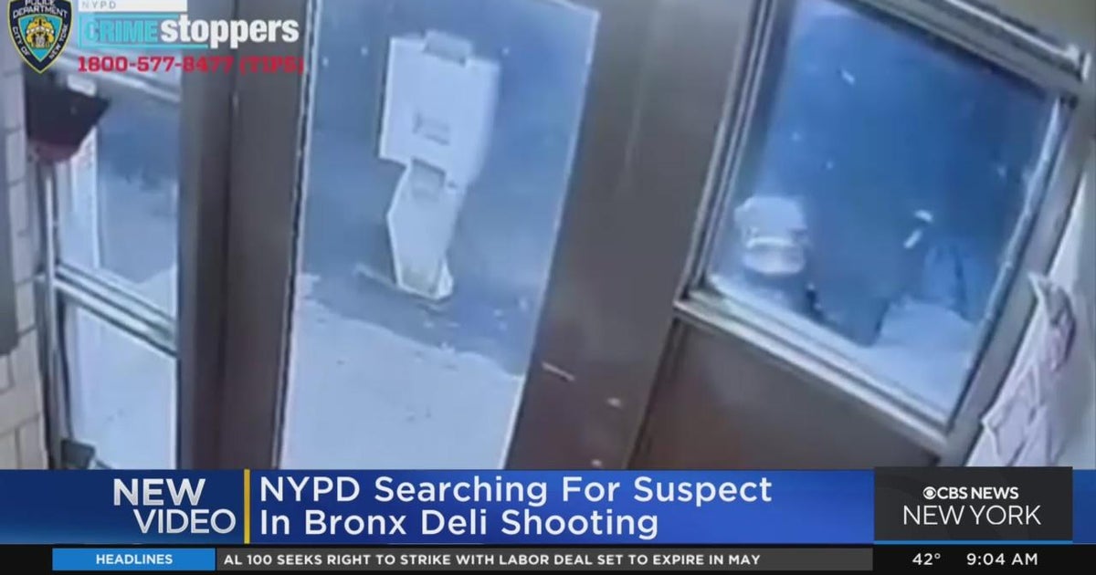 Suspect wanted in Bronx deli shooting - CBS New York