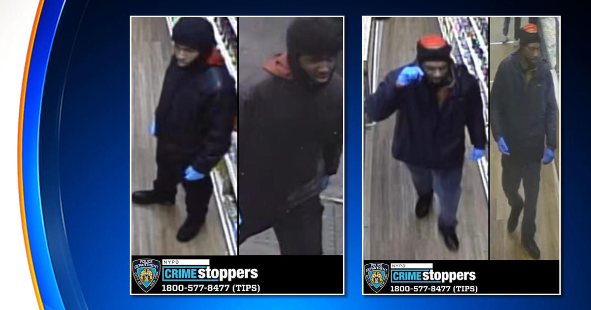 Suspects Sought In 2 Robberies At Rite Aid Stores In Queens Brooklyn Cbs New York 1016