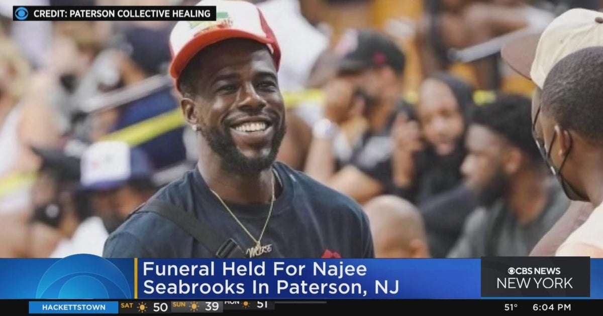 Funeral held for Najee Seabrooks in Paterson, New Jersey