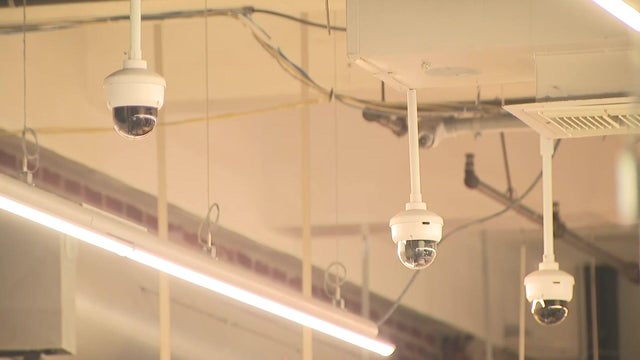 Security cameras inside a New York City store 