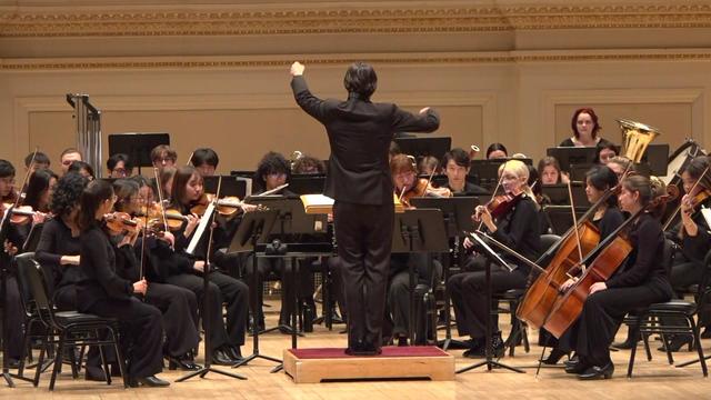 The New York Youth Symphony Orchestra performs at Carnegie Hall 