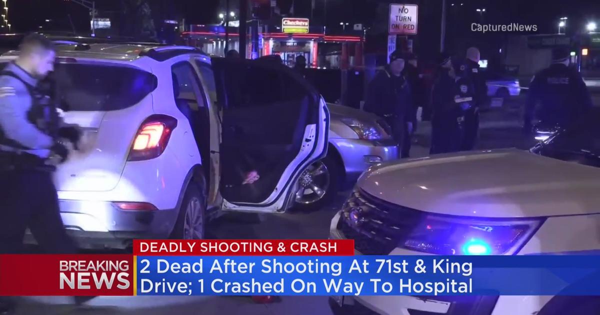 Grand Crossing Shooting Crash Leaves 2 Men Dead Cbs Chicago