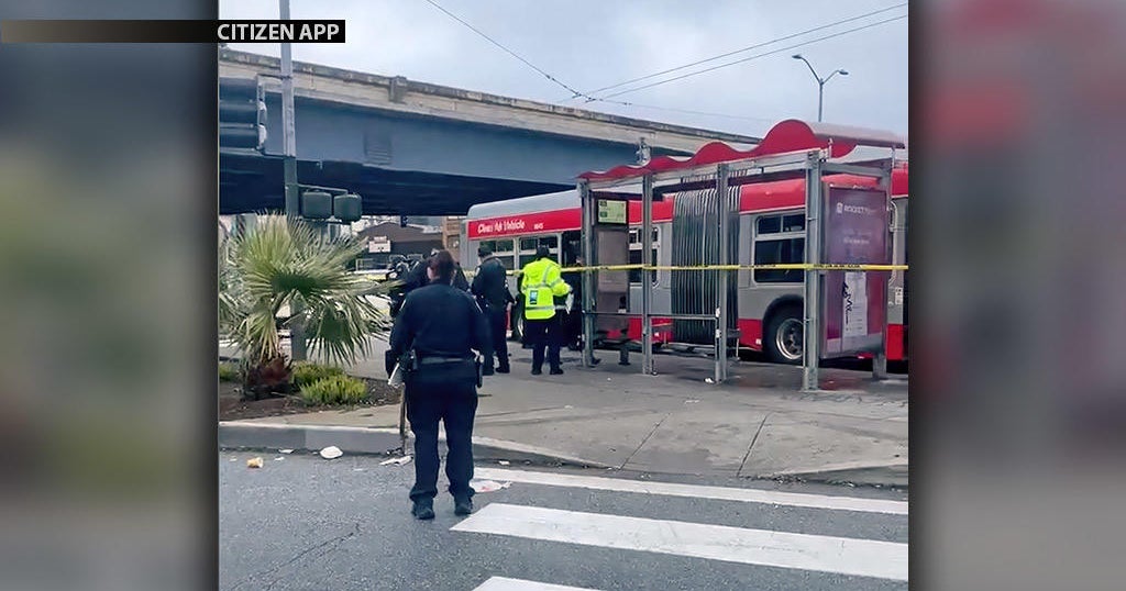 Man shot aboard Muni bus in San Francisco Mission District CBS San