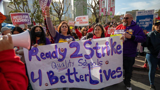 United Teachers of Los Angeles and SEIU 99 members will hold a joint rally at Grand Park in a historic show of solidarity. It has been almost ten months since the contract between LAUSD and UTLA has expired, and a staggering three years for SEIU members, 