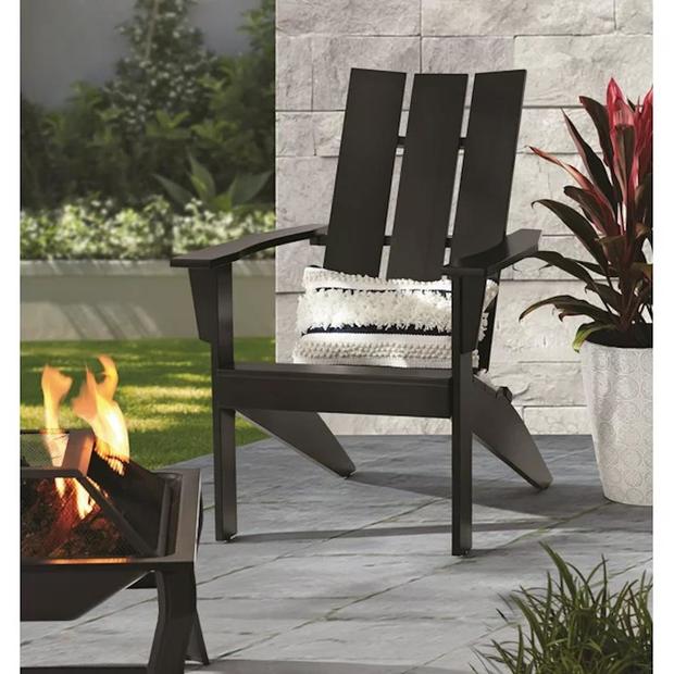 Mainstays Wood Outdoor Modern Adirondack Chair 