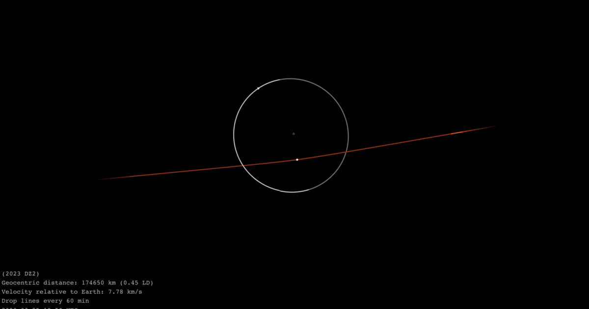 Large asteroid to fly between Earth and the moon on Saturday