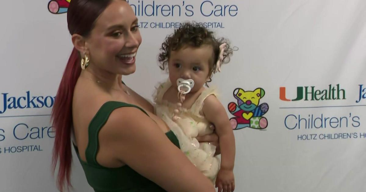 Emotional reunion with South Florida toddler, Jackson Health team who saved her life