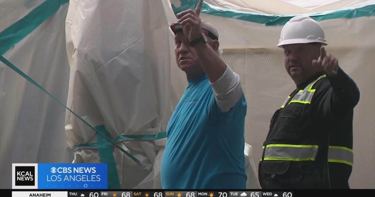 Surveying the damage after the Montebello tornado - CBS Los Angeles