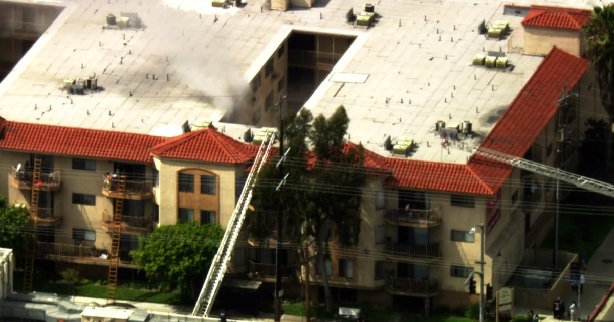 Sun Valley apartment fire leaves two critically injured CBS Los Angeles