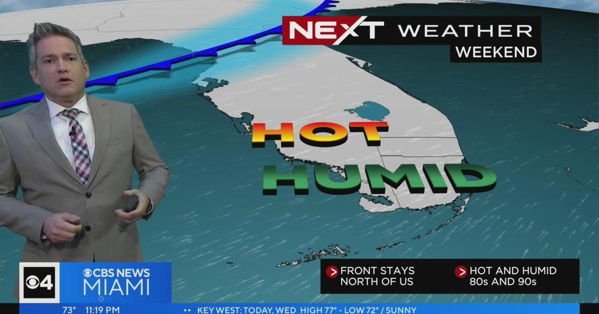 Evening forecast for Wednesday, March 22 - CBS Miami