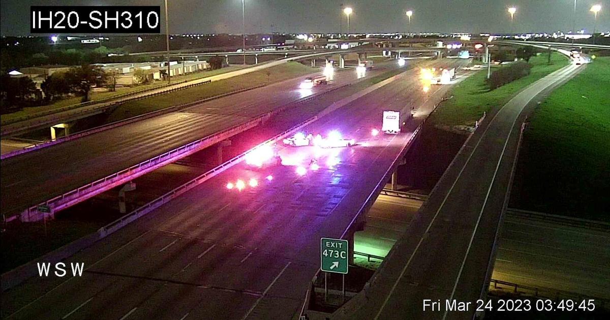 Deadly Crash On I 20 In Dallas Shuts Down Freeway Cbs Texas 3905