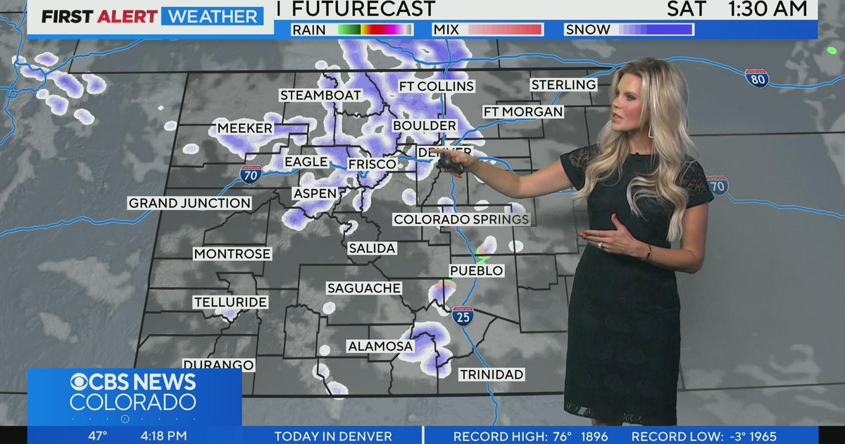 Chance For Quick Snow Early Saturday Morning - CBS Colorado