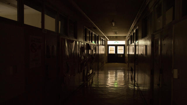 School corridor a corridor in a school 