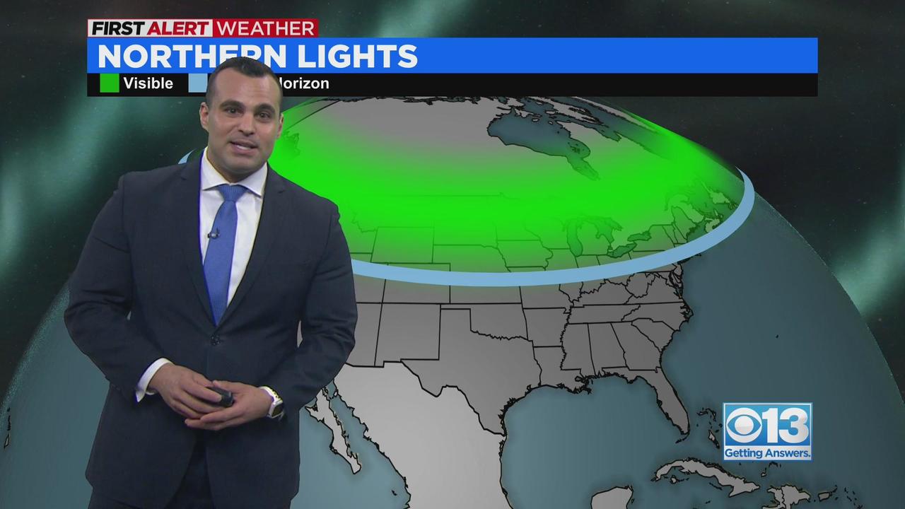 Afsky sympatisk konkurrerende NOAA: Severe geomagnetic storm means Northern Lights may be seen as far  south as NorCal - CBS Sacramento