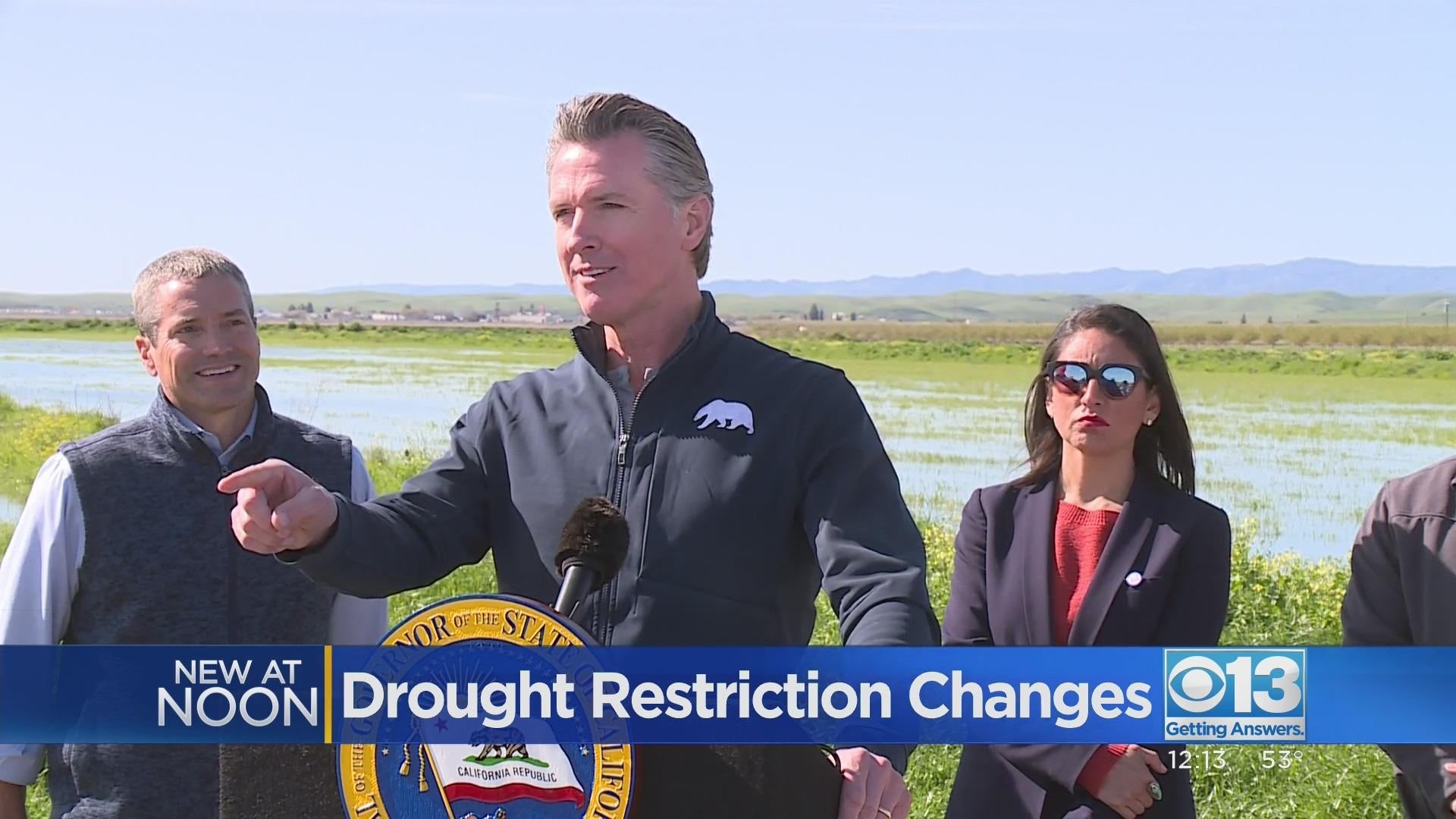 Governor Newsom ends some water limits in the state after storms ease  drought