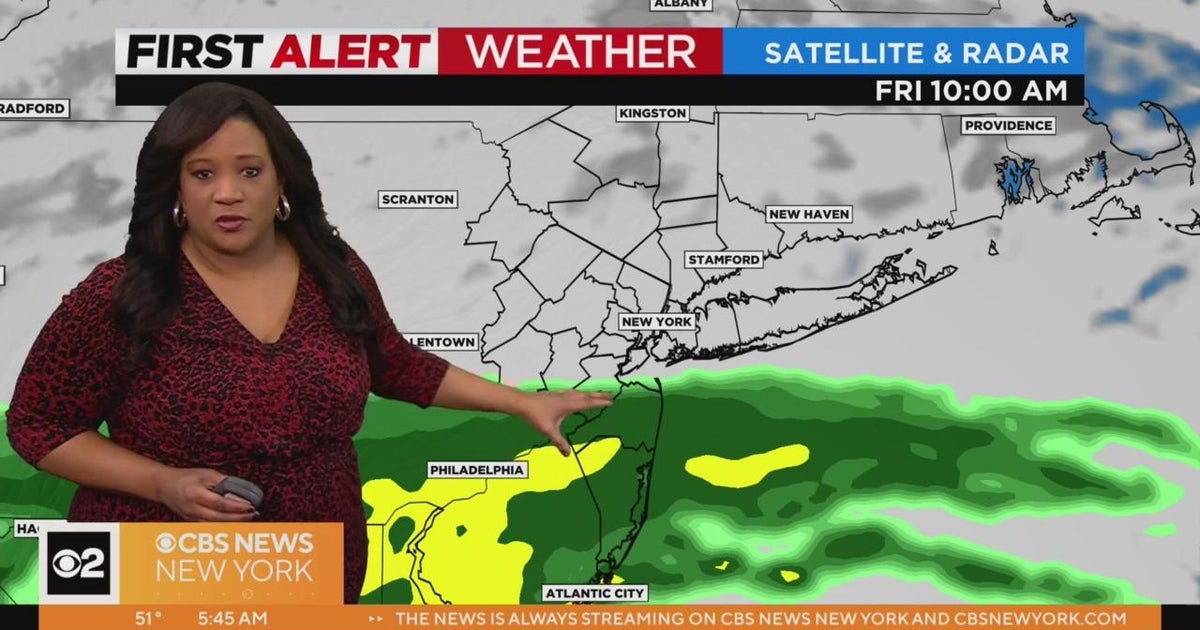 First Alert Weather: Friday shower chances - CBS New York