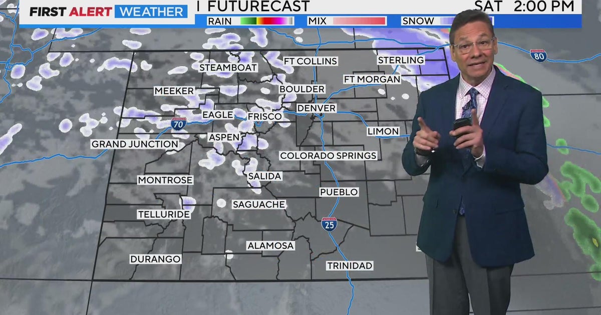 Cooler weekend behind cold front - CBS Colorado