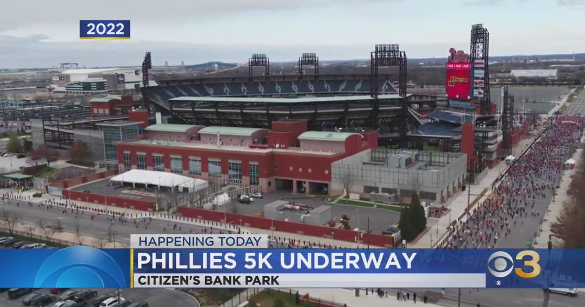 Phillies 5K race underway at Citizens Bank Park CBS Philadelphia