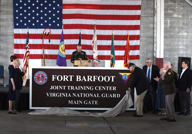 Fort Barfoot redesignation ceremony 