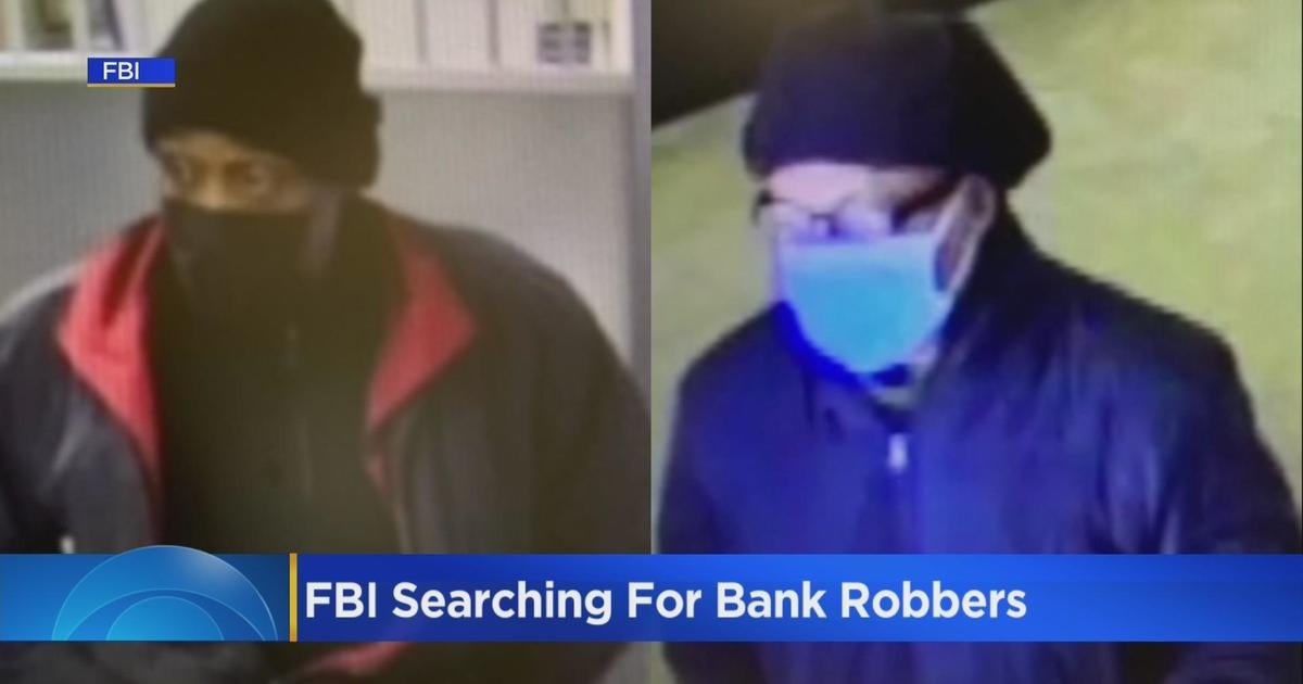 Fbi Searching For Elgin Bank Robbers Cbs Chicago