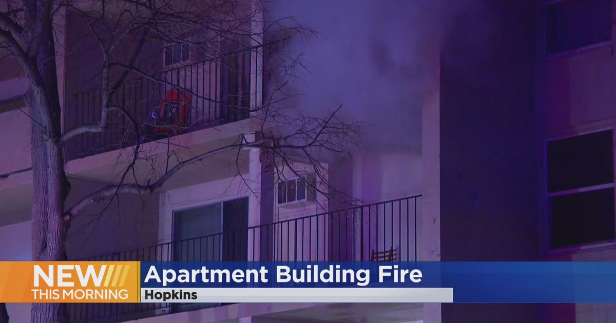 Overnight fire causes evacuation of Hopkins apartment building - CBS ...