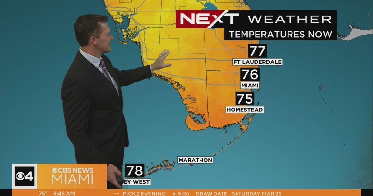 Weekend Forecast: Possible showers ahead - CBS Miami