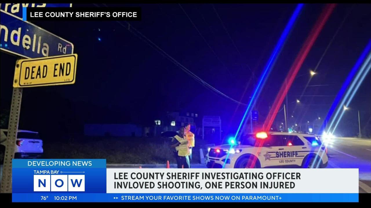 Florida deputies responding to a fire ended in an officer-involved shooting  in Lee County - CW Tampa