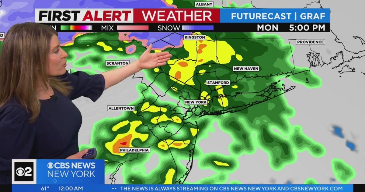 First Alert Weather: CBS2 11 p.m. forecast - CBS New York