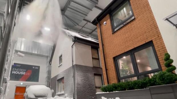 Homes of the future are being built inside a climate lab 
