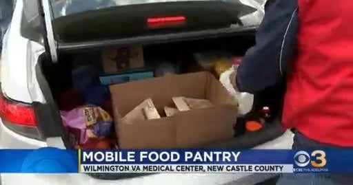 Food Bank of Delaware hosted mobile food pantry for veterans CBS