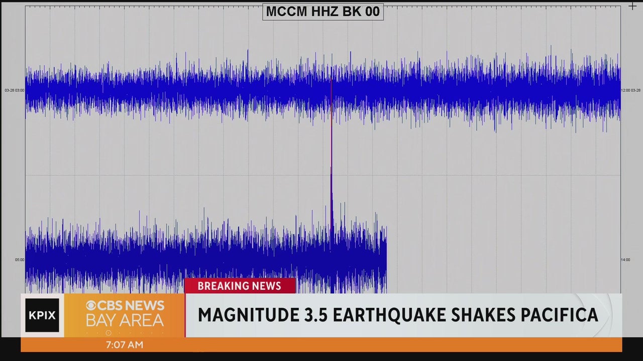 3 5 Magnitude Quake Hits Near Pacifica mveuQ3ZualgpgM