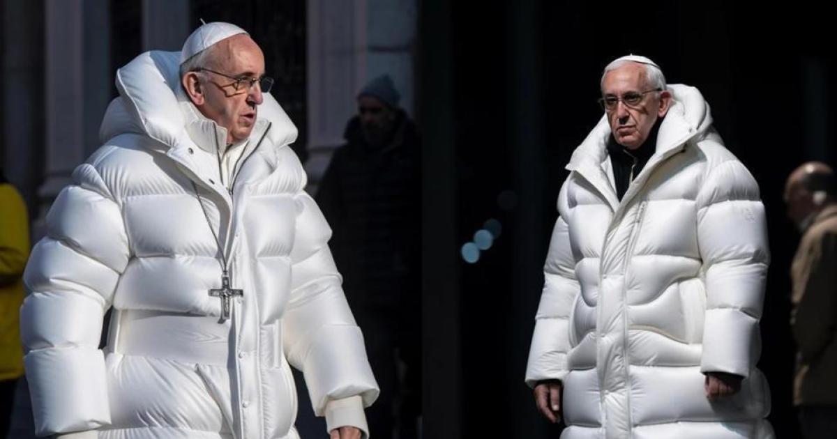 Fake photos of Pope Francis in a puffer jacket go viral, highlighting the power and peril of AI