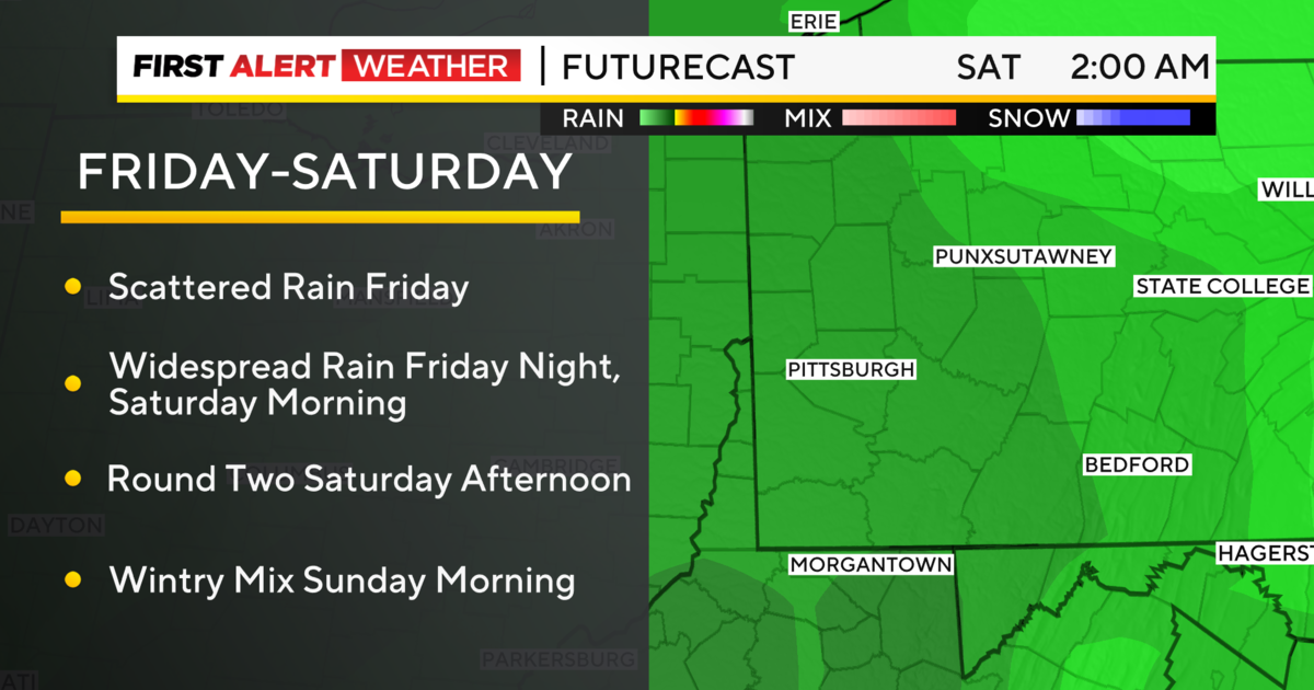 Pittsburgh Weather: Rapidly changing conditions bring snow chances to the area