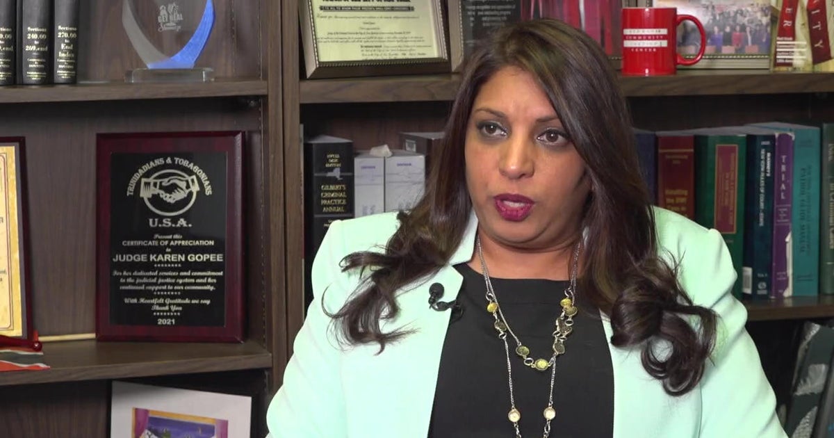CBS2 sits down with Judge Karen Gopee, the first appointed Indo