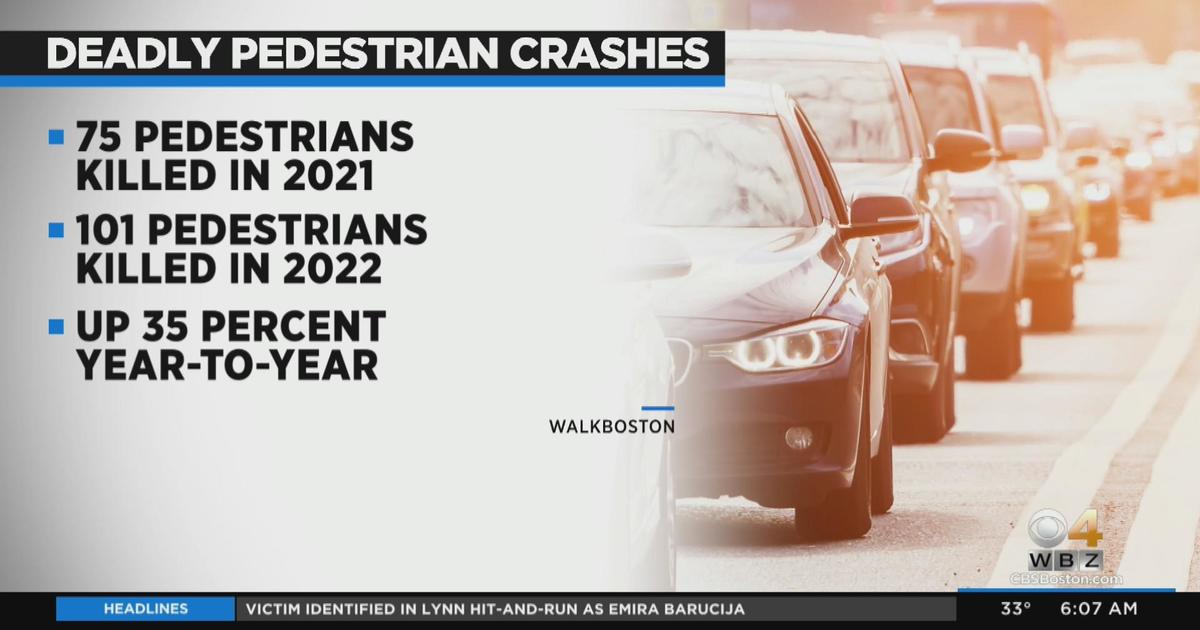 Report: Fatal pedestrian crashes up 35 percent in Massachusetts