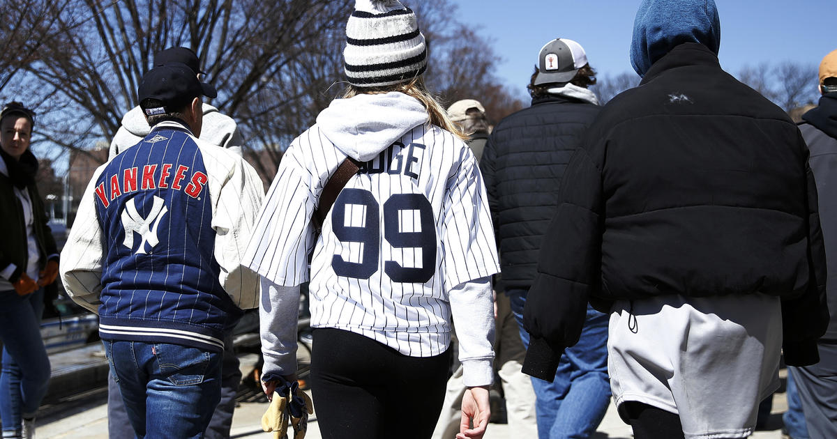 New York Yankees fans celebrate Opening Day online