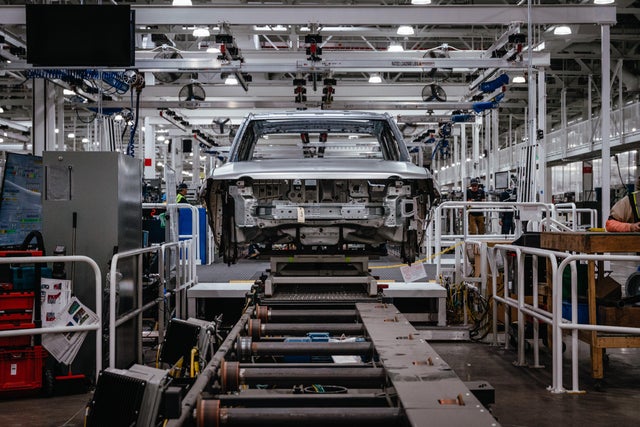 Rivian's EV Factory, Constrained by Chips, Is Off to Slow Start 