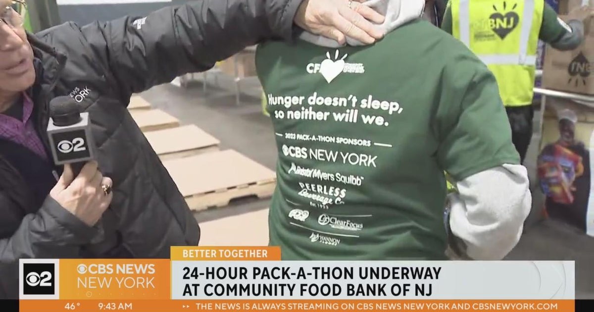 Packathon underway at N.J. food bank CBS New York
